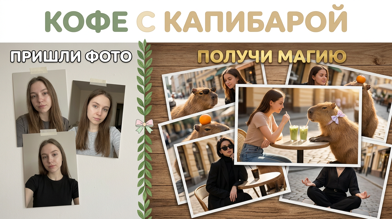 Кофе с капибарой