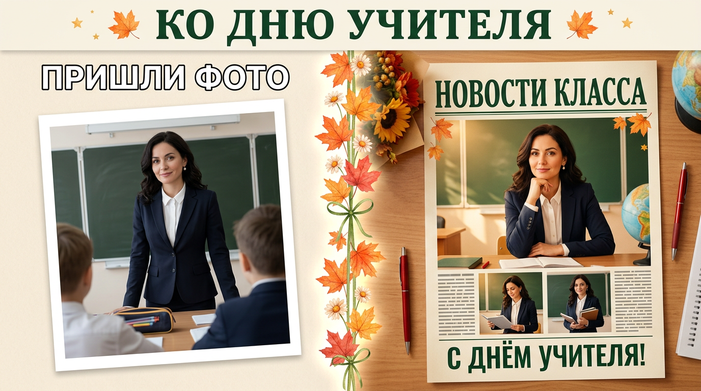 День учителя — газета класса