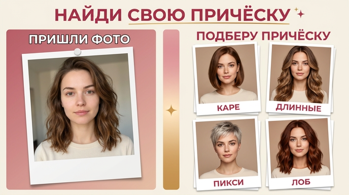 ✨ Найди свою причёску